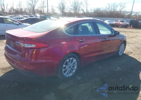 2019 Ford Fusion Hybrid Sel z USA, uszkodzony, nr VIN 3FA6P0MU5KR256064